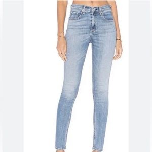 Rag and Bone Freemont  skinny high waisted jeans